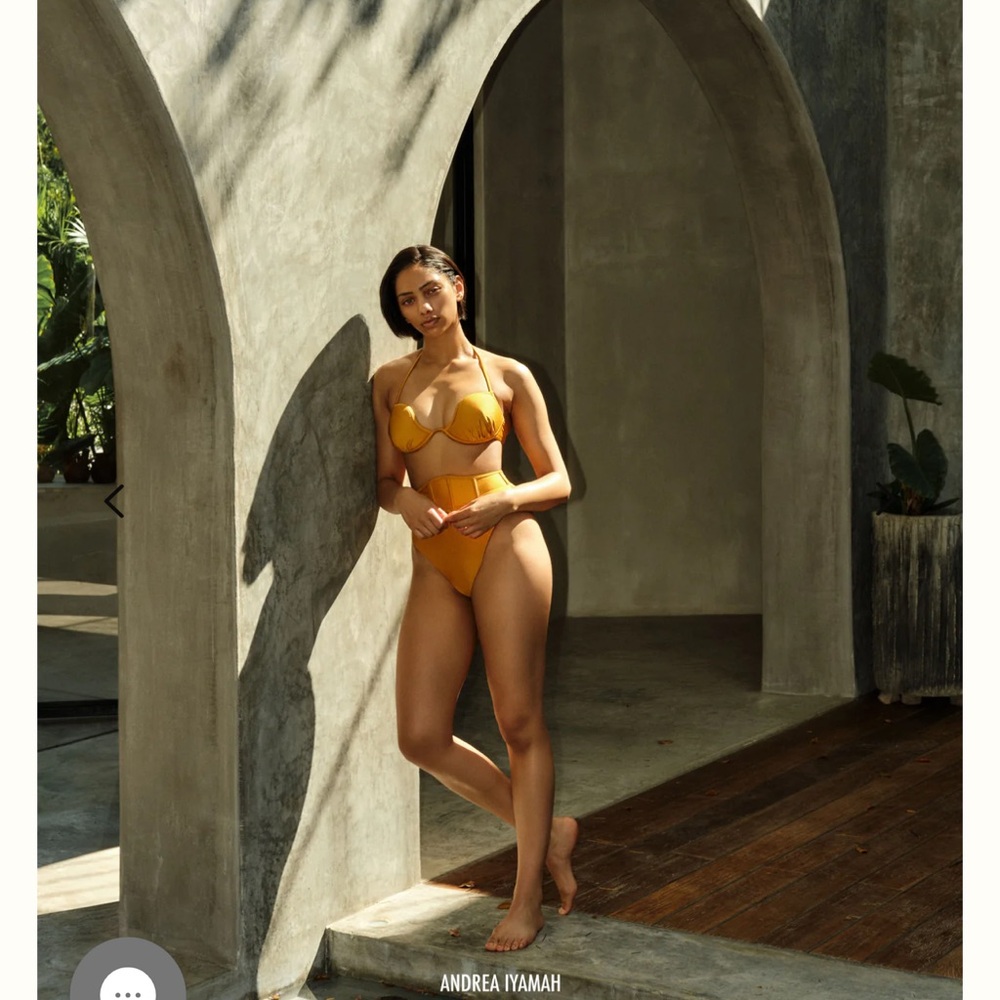 Andrea Iyamah GURA BIKINI - MUSTARD